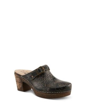Spring Step Calliroe Platform Clog - Brown