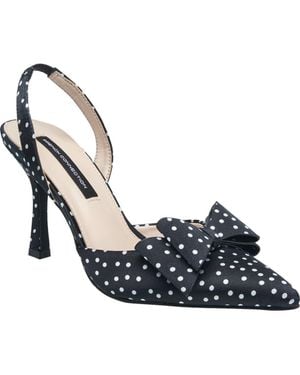 French Connection Betti Bow Slingback Heel - Blue