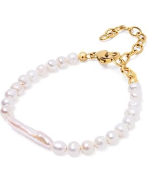 Nialaya Mermaid Pearl Bracelet - Metallic