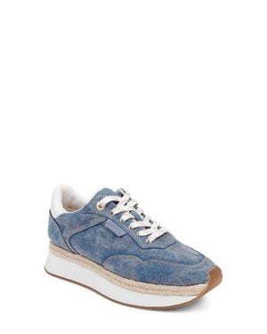 L'Agence Ivone Platform Sneaker - Blue
