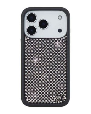 Wildflower Cases Rhinestone Iphone 17/17E/Air/17 Pro/17 Pro Max Case - Gray