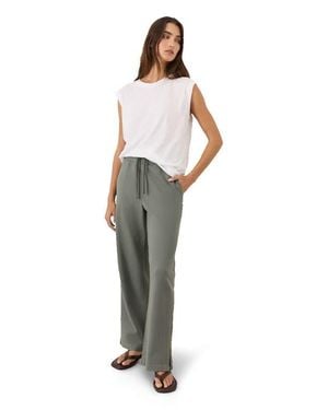 Pact Organic Cotton Featherweight Slub Relaxed Muscle Tee - White