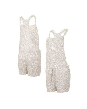 Concepts Sport San Diego Padres Montana Hacci Knit Romper Overalls - White