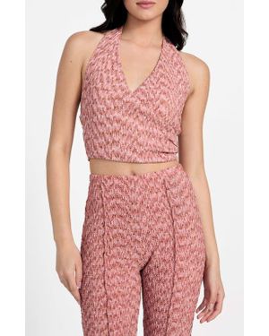Guess Naleny Knit Halter Top - Red