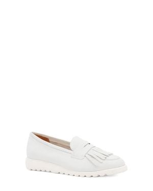 Amalfi by Rangoni Elemento Fringe Penny Loafer - White