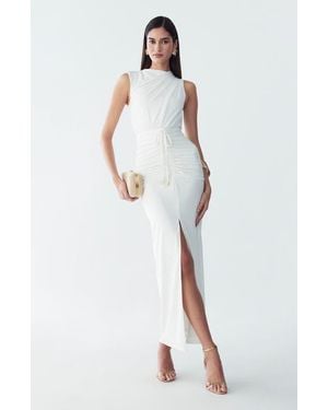 BWLDR Flora Maxi Dress - White