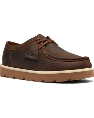 Clarks Meare Lace-Up Wallabee Chukka - Brown
