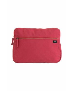 Terra Thread 15.6-Inch Organic Cotton Laptop Sleeve - Red