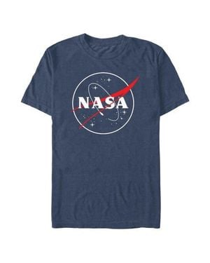 NASA Outlined Logo Graphic T-Shirt - Blue