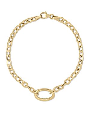 Bony Levy 14K Oval Line Bracelet - Metallic
