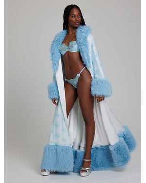 Scarlett Gasque Arctic Queen Dressing Robe - Blue