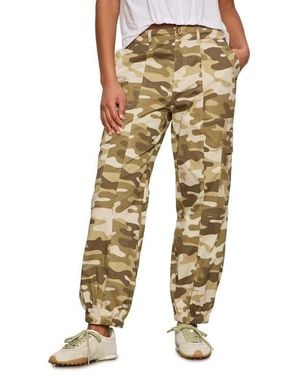 Sanctuary Vista Camo Cargo Pants - Natural