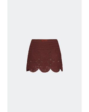 Simon Miller Crochet Beep Beep Mini Skirt - Multicolor