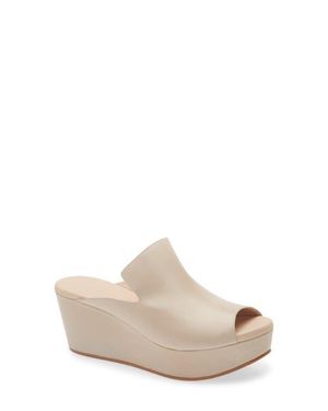 Chocolat Blu Whisper Platform Wedge Sandal - White