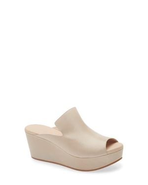 Chocolat Blu Whisper Platform Wedge Sandal - White