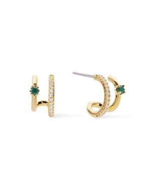 Ana Luisa Double Hoop Earrings - Metallic