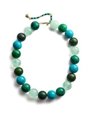 BaubleBar Jane Semiprecious Beaded Necklace - Green