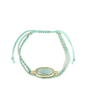 Panacea Amazonite Slider Bracelet - Blue