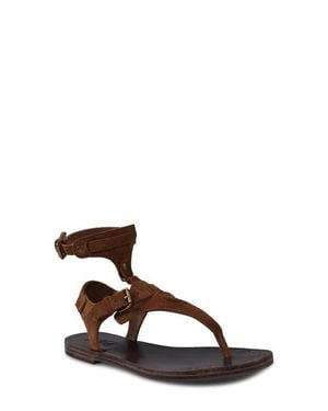 Zigi Lust Ankle Strap Sandal - Brown
