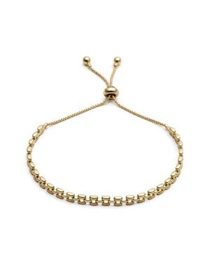Argento Vivo Sterling Silver Dainty Panthera Slider Bracelet - Metallic