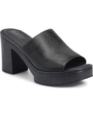 Børn Nix Platform Slide Sandal - Black