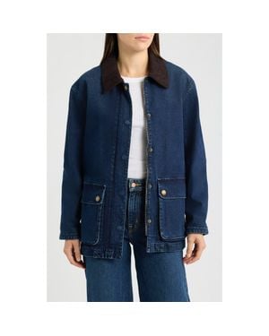 Pendleton Cascades Denim Barn Coat - Blue