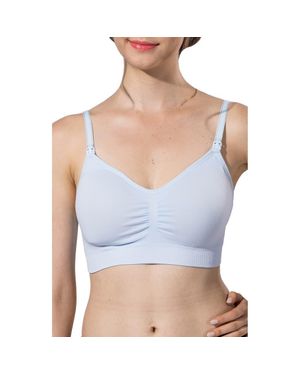 Modern Eternity Seamless Maternity/Nursing Bra - Blue