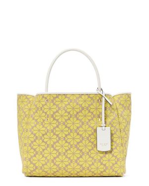 Kate Spade Spade Flower Jacquard Tote - Yellow
