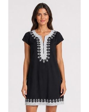 Calypso St. Barth Rowena Tunic - Black