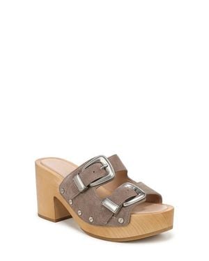 Veronica Beard Halifax-2 Leather Slide Sandal - Multicolor