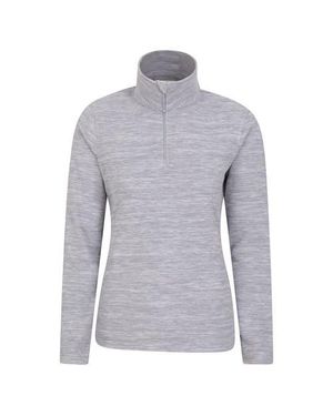 Mountain Warehouse Snowdon Melange Fleece Top - Gray