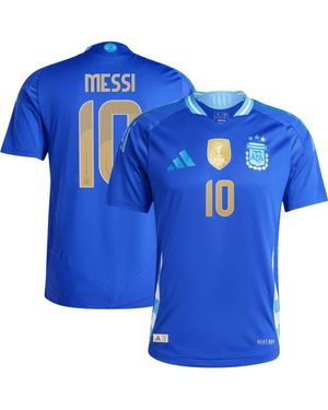 adidas Lionel Messi Argentina National Team 2024 Away Authentic Player Jersey - Blue