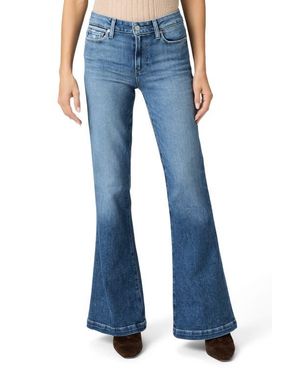 PAIGE Genevieve High Waist Bootcut Jeans - Blue