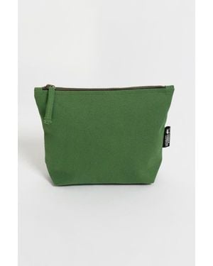 Terra Thread Organic Cotton Makeup Bag - Green