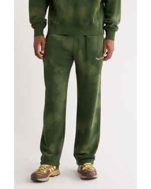 Museum of Peace & Quiet Wordmark Tie Dye Sweatpants - Green