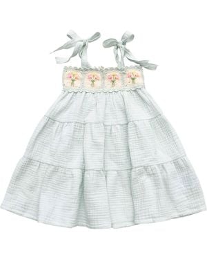 Wild Wawa Crochet Dress - Blue