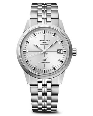 Longines Ultra-Chron Automatic Bracelet Watch, 37Mm - Gray