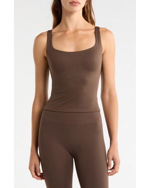 NikeSKIMS Matte Square Neck Tank - Brown