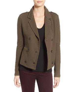 James Perse Double Breasted Blazer - Multicolor