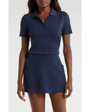 G/FORE Tech Rib Golf Polo - Blue