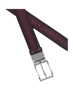 Anthony Veer Bari Leather Belt - Blue