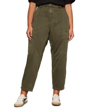 Sanctuary Boyfriend Ankle Utility Pants - Green