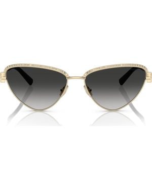 Tiffany & Co. 59Mm Gradient Irregular Sunglasses - Black