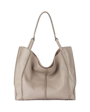 The Sak Los Feliz Large Tote Leather Bag - Gray