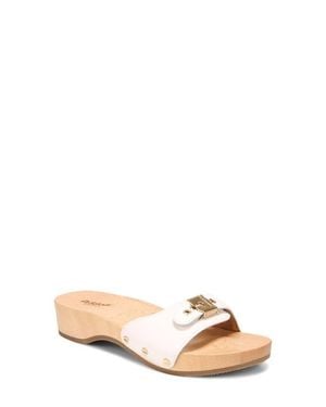 Dr. Scholls Original Collection Platform Slide Sandal - Natural