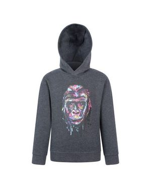 Mountain Warehouse Childrens/Kids Graffiti Gorilla Hoodie - Blue