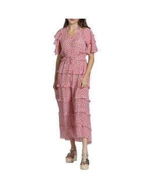 Apny Tiered Ruffle Maxi Dress