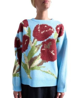 TOPSHOP Tulip Textured Sweater - Multicolor