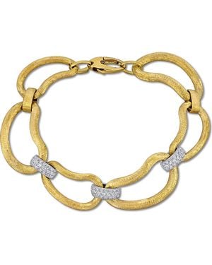 Julianna B Diamond Fabiform Link Chain Bracelet 14K - Metallic