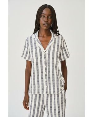 Ace & Jig Holden Button-Up Patch Pocket Shirt - White